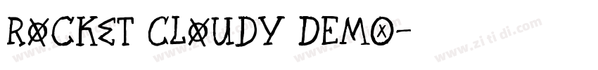 Rocket Cloudy DEMO字体转换